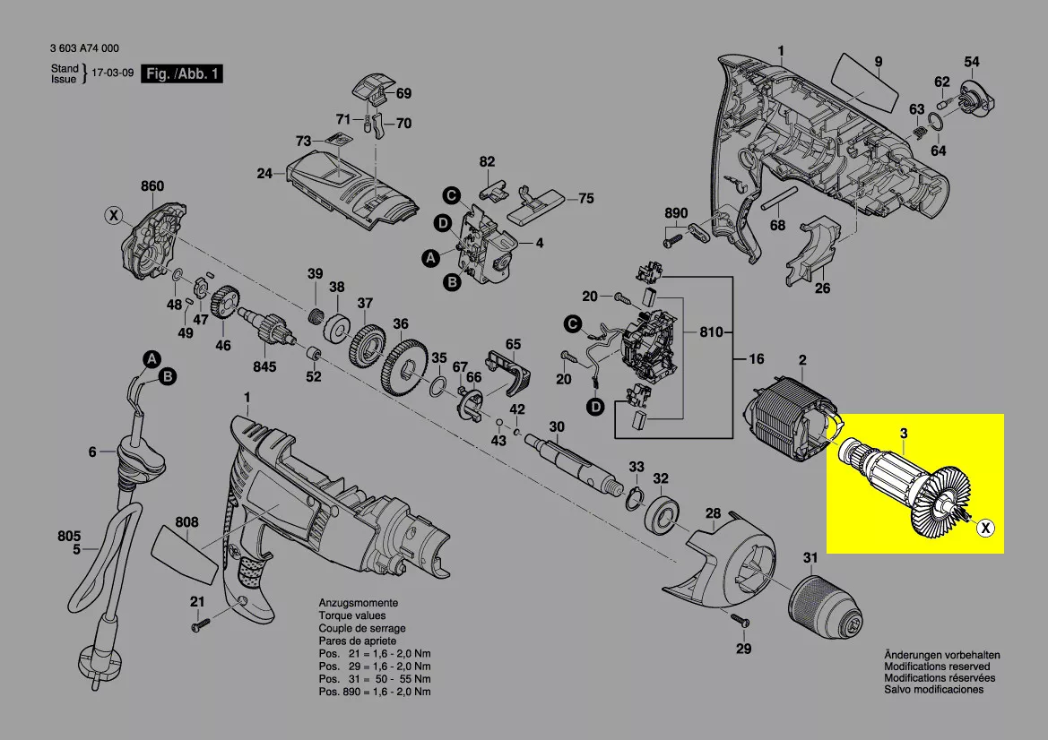 rotor 2 609 007 821 Bosch